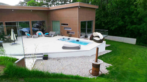 Sport und Wellness vereint – mit einem Swim Spa von A-SPAS für Ihr Zuhause.